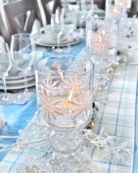 snowflake table decor